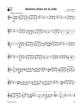Tango Time - Myriam Mees - Partition - Violon